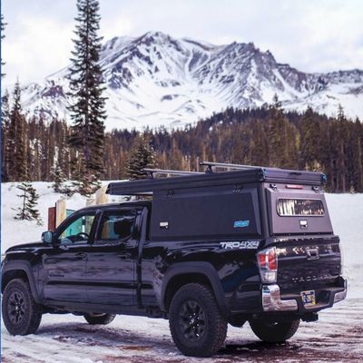 160 кг Алюминиевый Кампер Канопи для 6 Foot Box Toyota Tacoma 2020 Jeep Gladiator Сделано